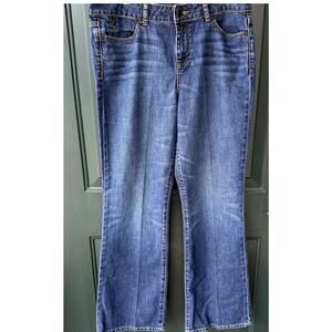 Talbots Sz 10 x 30 Heritage Bootcut 100% Cotton Hi Rise Jeans, Classic